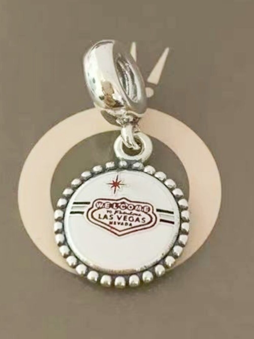 Pandora Las Vegas Charm Travel Charm Travel Themed Charm USA Charm US Charm/S925